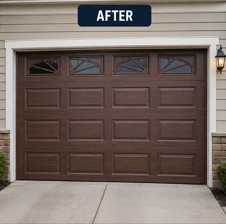 garage door after repair