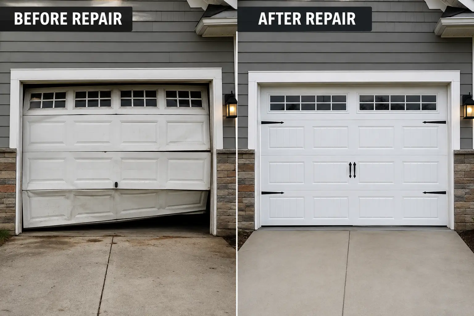 Professional garage door repair and installation in League City TX