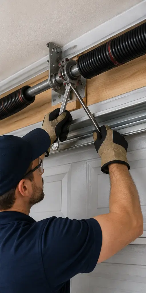Professional garage door spring repair