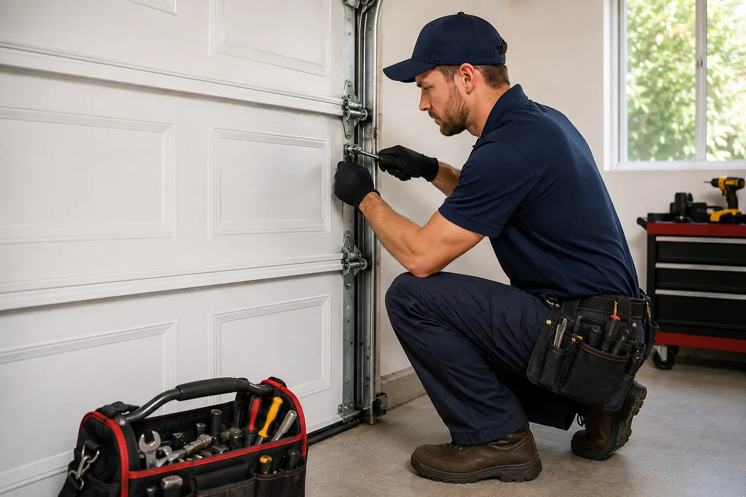 Professional garage door repair service